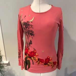 Johnny Was Embroidered LS shirt